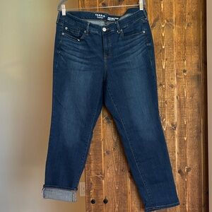 Torrid Women's Deep Indigo Boyfriend Ankle Jeans